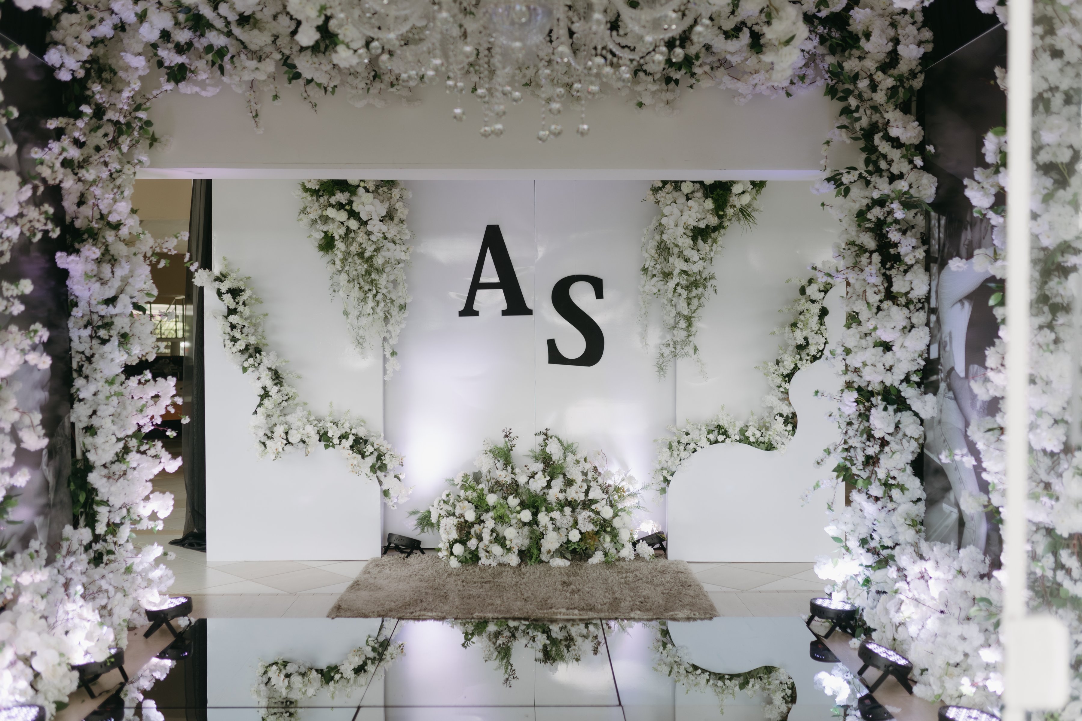 Entrada do espaço para casamento