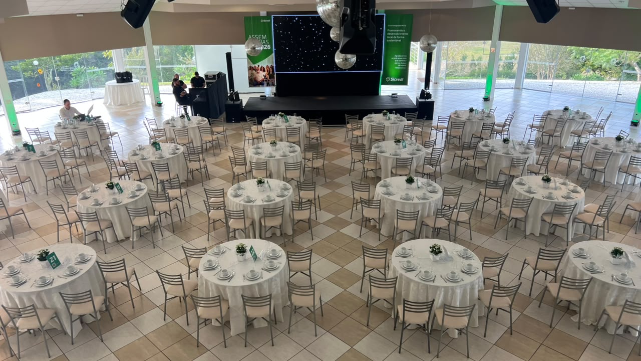 Evento corporativo em convenção