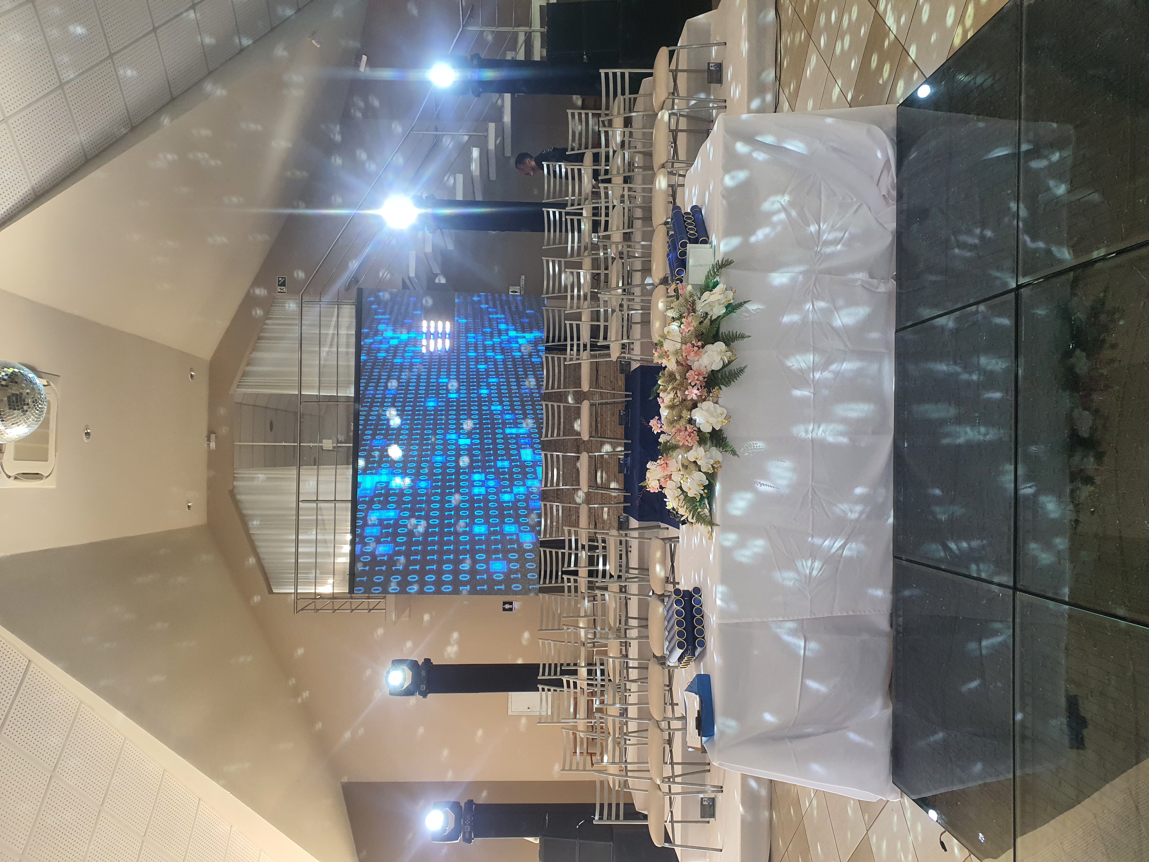 Palco da cerimônia de formatura